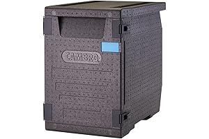 Commercial Brisket Warmer Transport Carrier - 6 Pan Capacity Insulated Thermal Food...