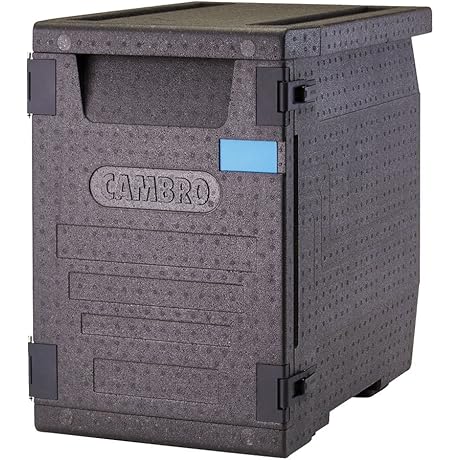 Commercial Brisket Warmer Transport Carrier - 6 Pan Capacity Insulated Thermal Food...