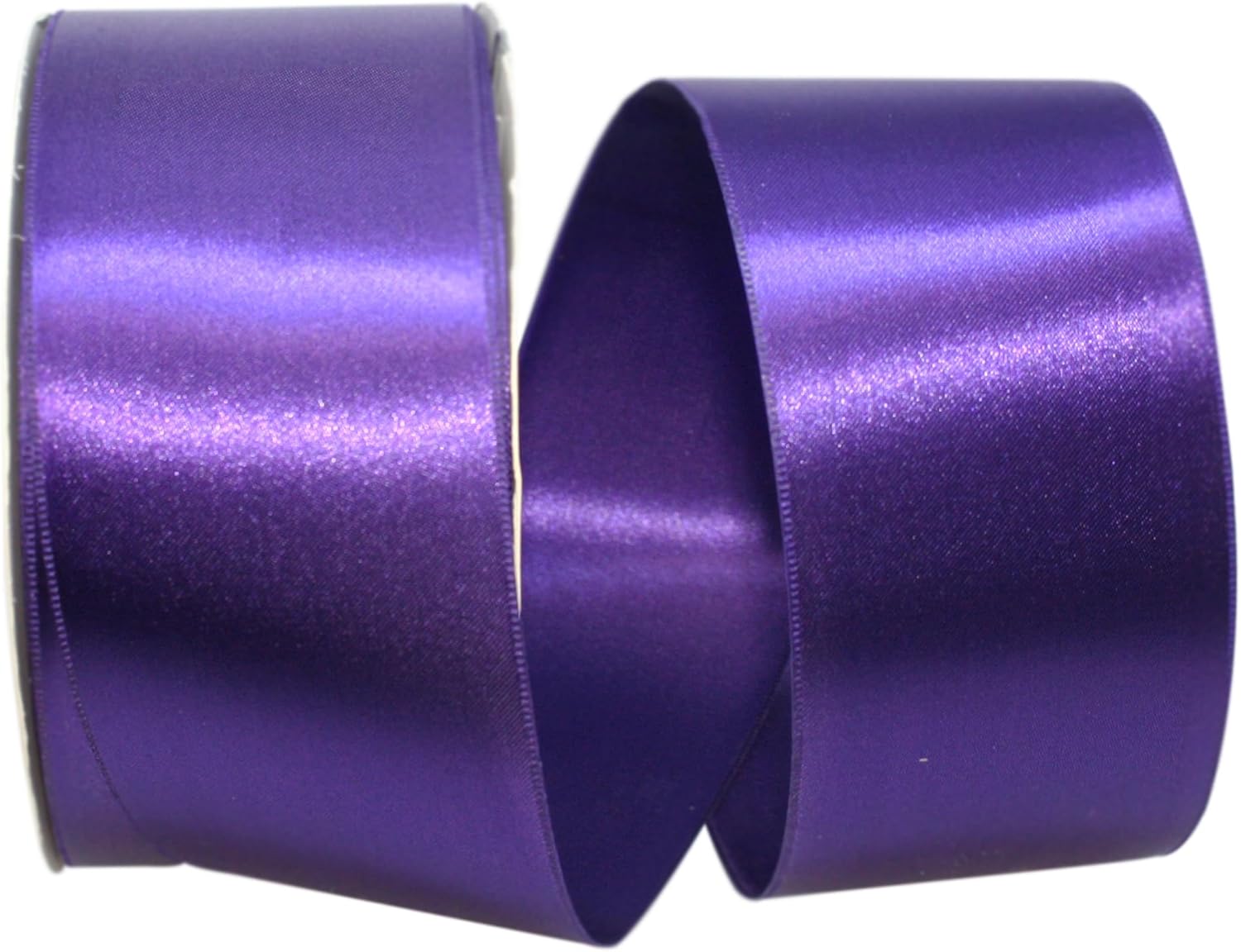 Reliant Ribbon 5000-252-09C Double Face Satin Allure Dfs Ribbon, 1-1/2 Inch X 100 Yards, Hot Red