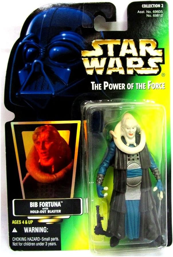 Star Wars Return of The Jedi Power of The Force POTF2 Collection 2 Bib Fortuna Action Figure [Hologram Card]