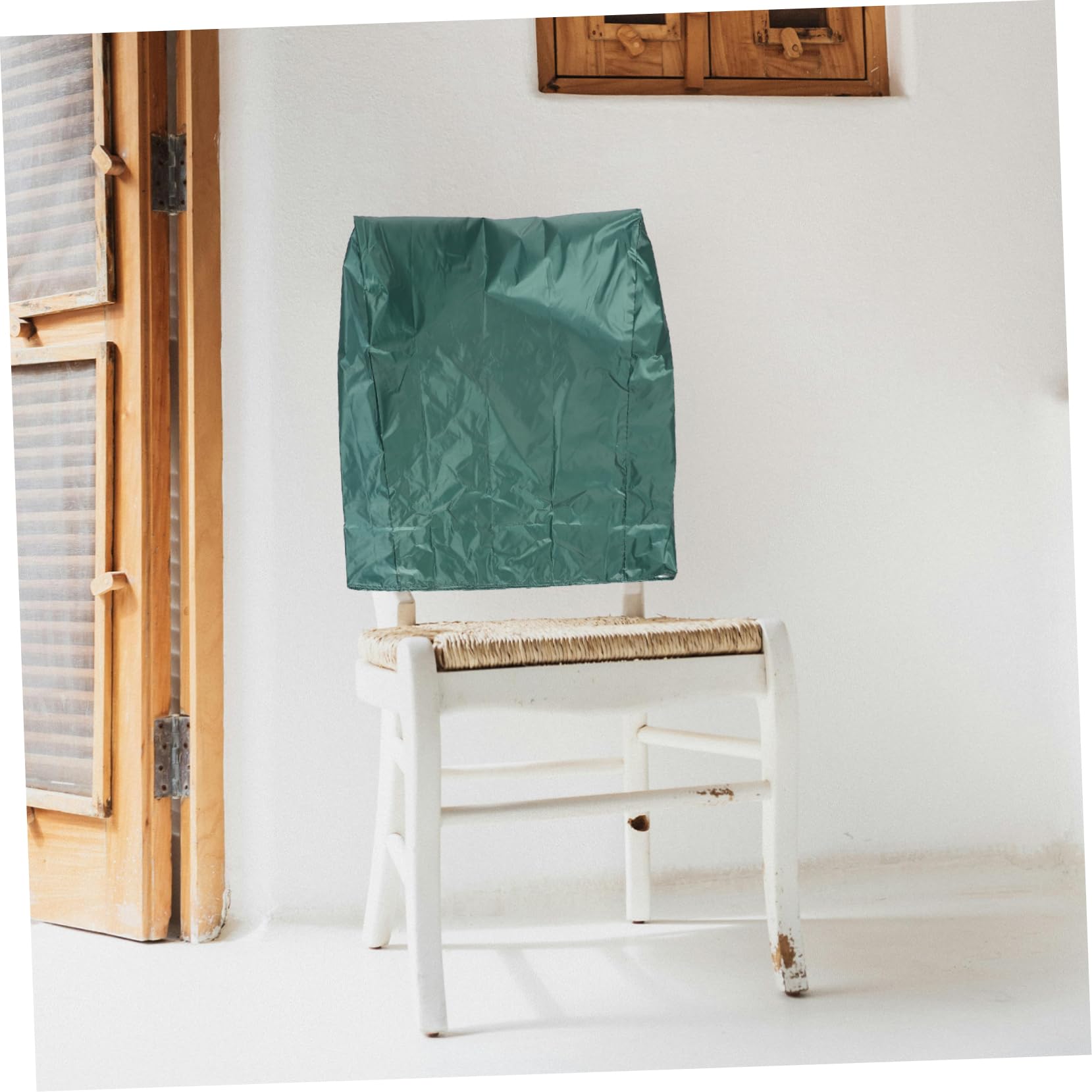 Funda impermeable para silla plegable con protección UV para exteriores para playa y camping, funda protectora resistente a la intemperie para sillas de terraza y sillas apilables, 71 x 20/34 x 110 cm