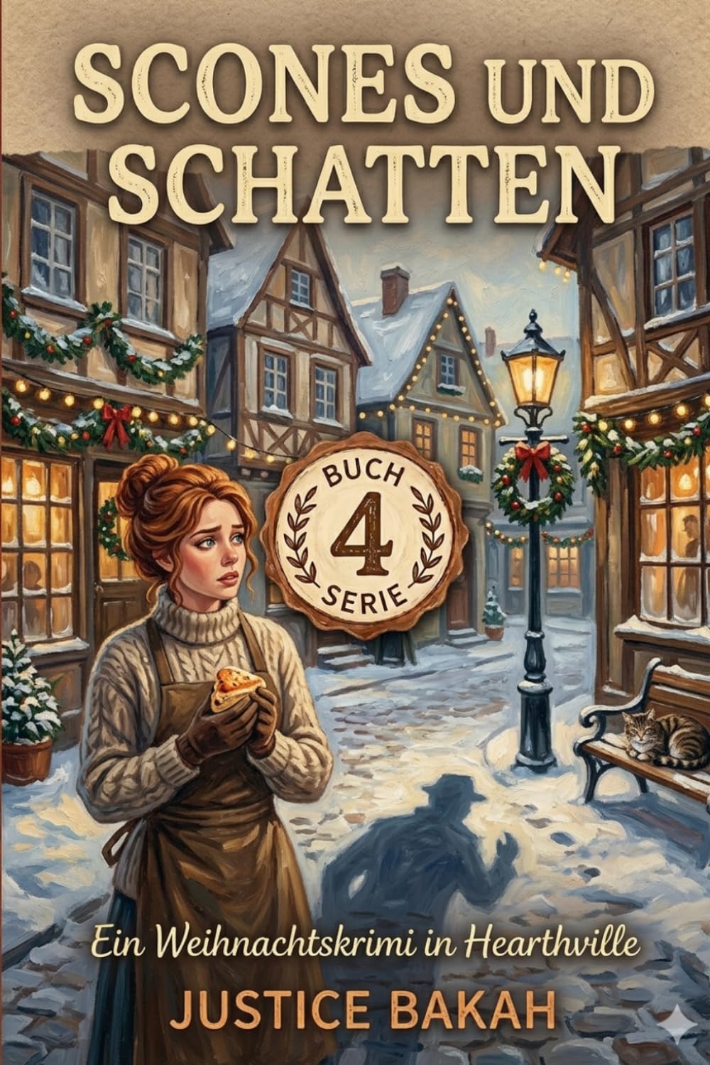 Scones und Schatten: Ein Weihnachtskrimi in Hearthville (Herz & Zauber Mysterien)