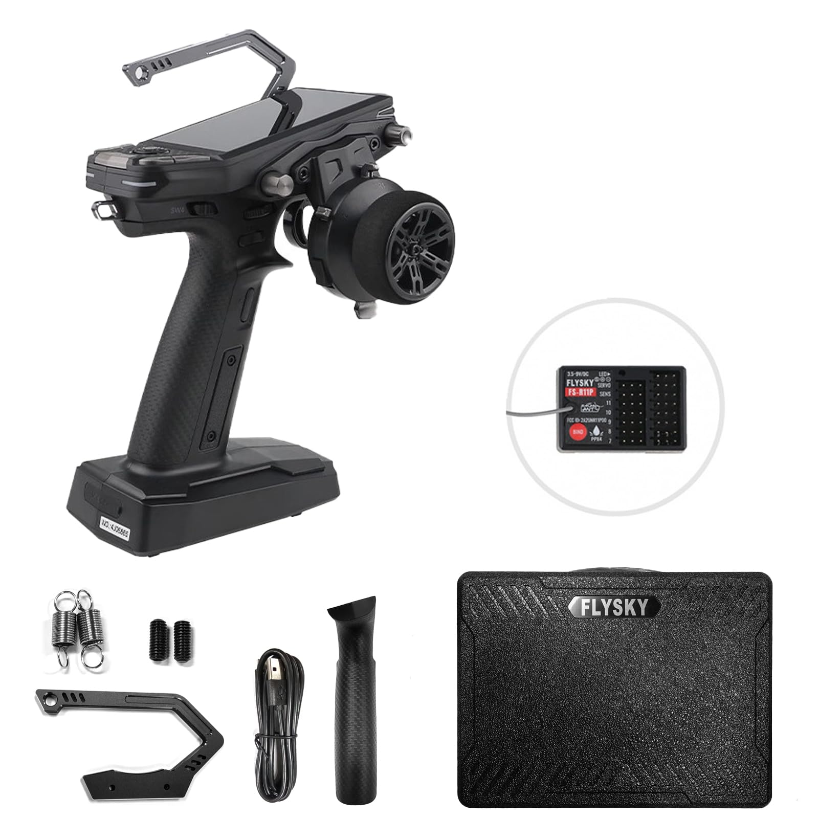 Amazon.com: Hylukon Flysky FS-G11P RC Transmitter with FS-R11P