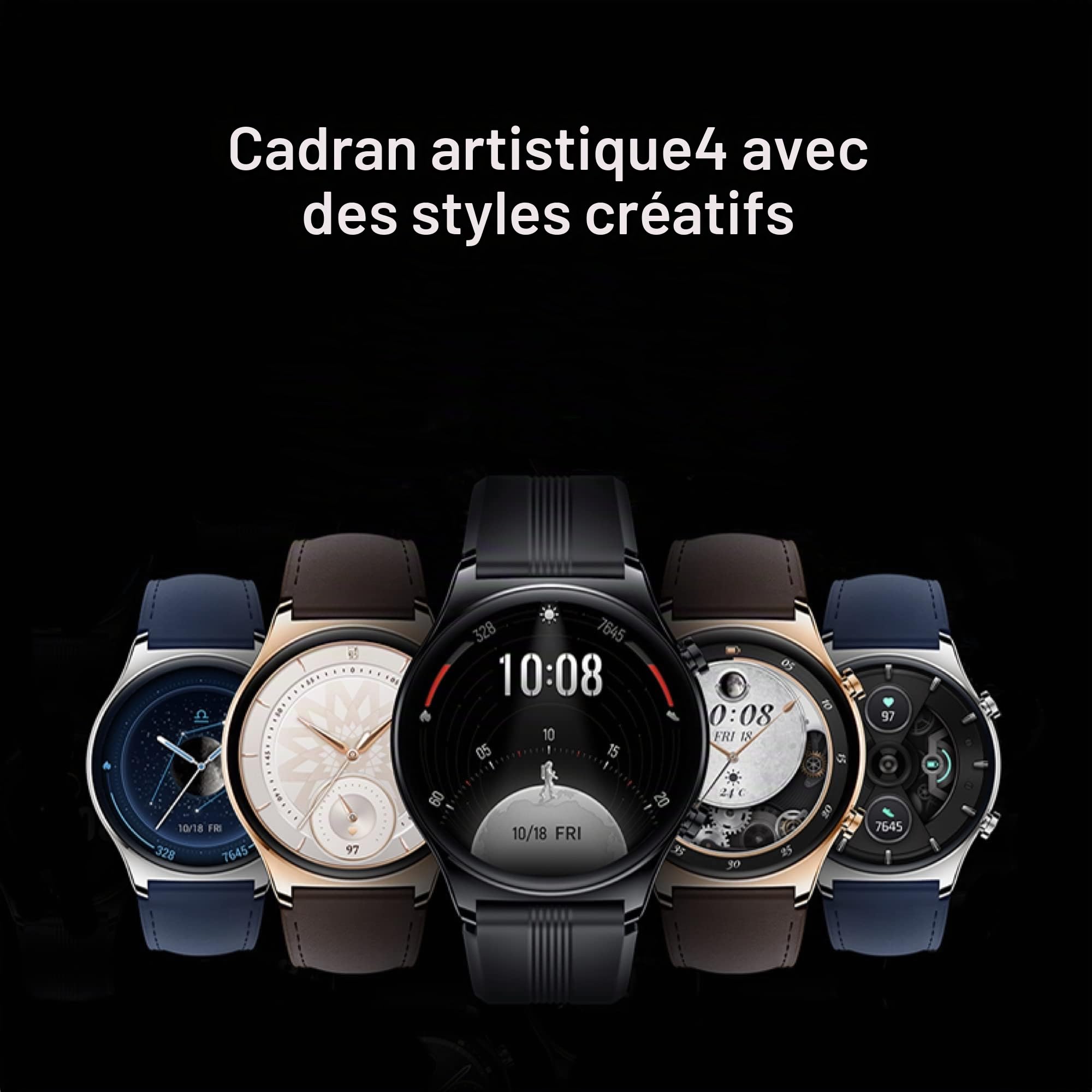 Honor MagicWatch 2, Montre Connectée avec Écran Tactile AMOLED 1,39", Autonomie de 14 Jours, GPS, Montre Fitness avec Mesure du Rythme Cardiaque, Sommeil et de SpO2, 5ATM Imperméable, Noir