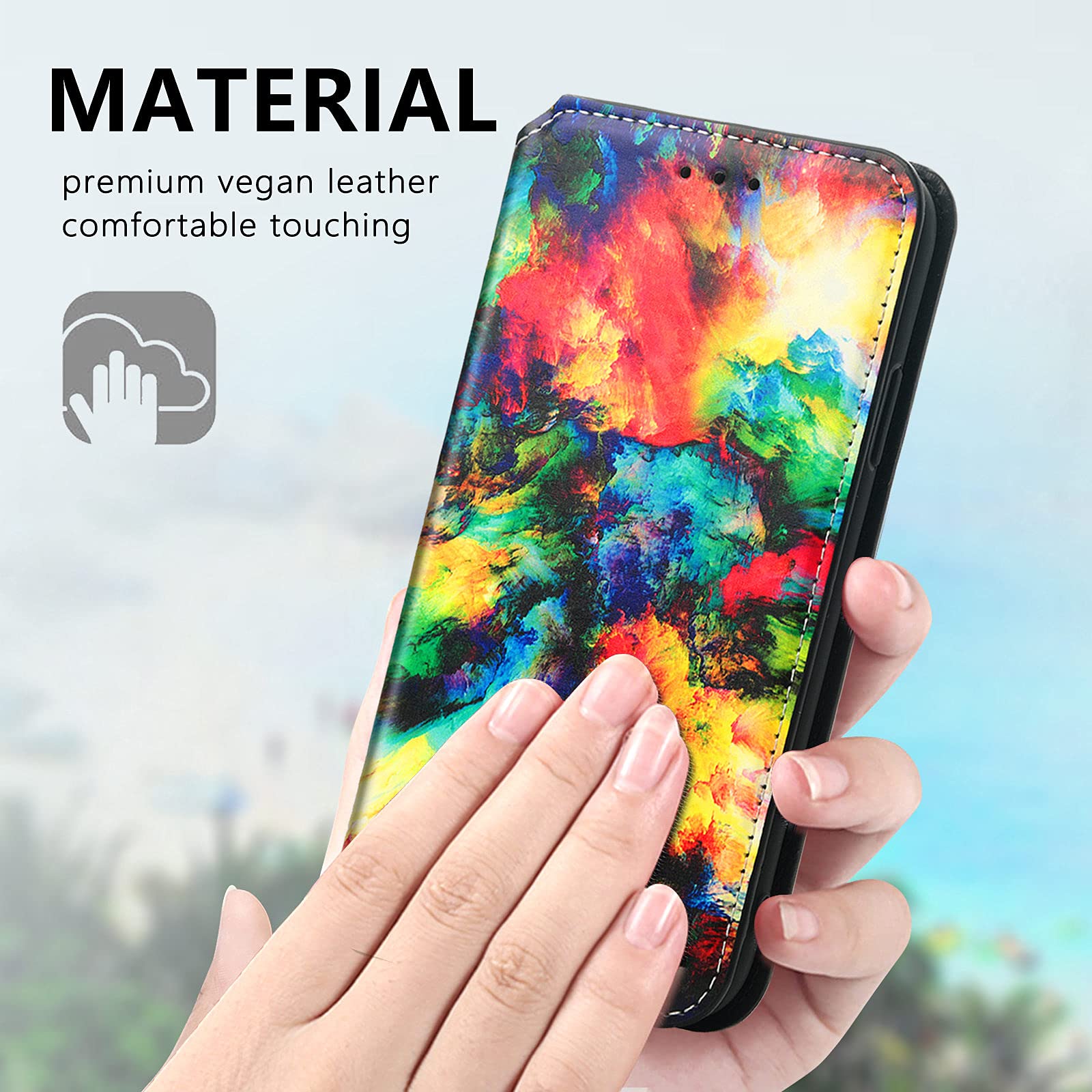NEINEI Funda Para Xiaomi Poco M4 Pro 4G Funda + 2 Cristal