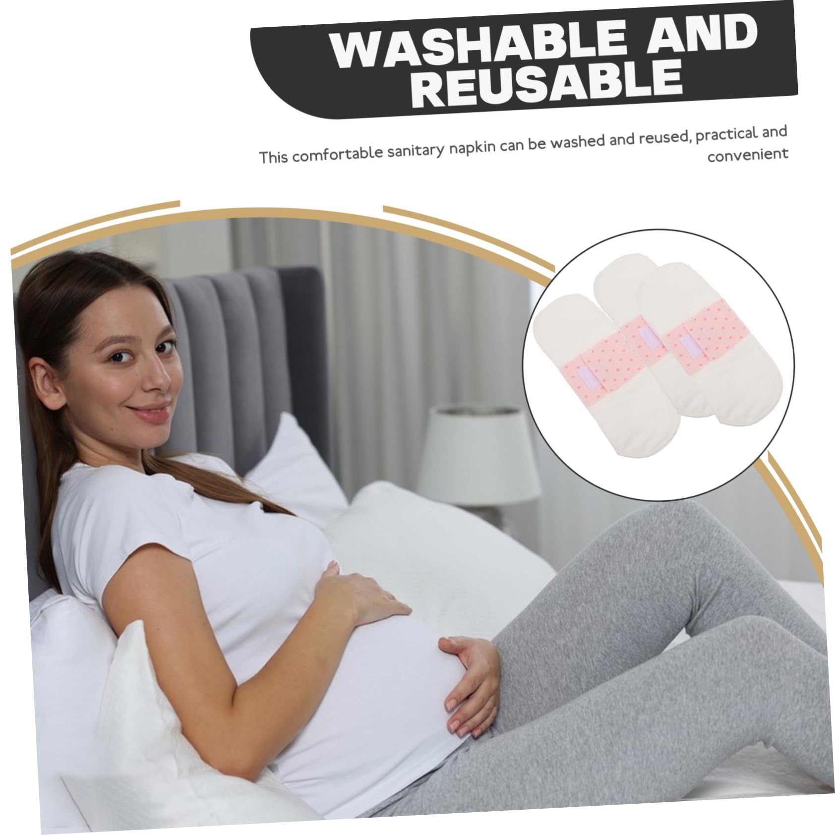 15 Pezzi Di Assorbenti Mestruali Per La Casa, Assorbenti Mestruali Riutilizzabili, Riutilizzabili Per Donne, Notturni Per Donne, Femminili Portatili,