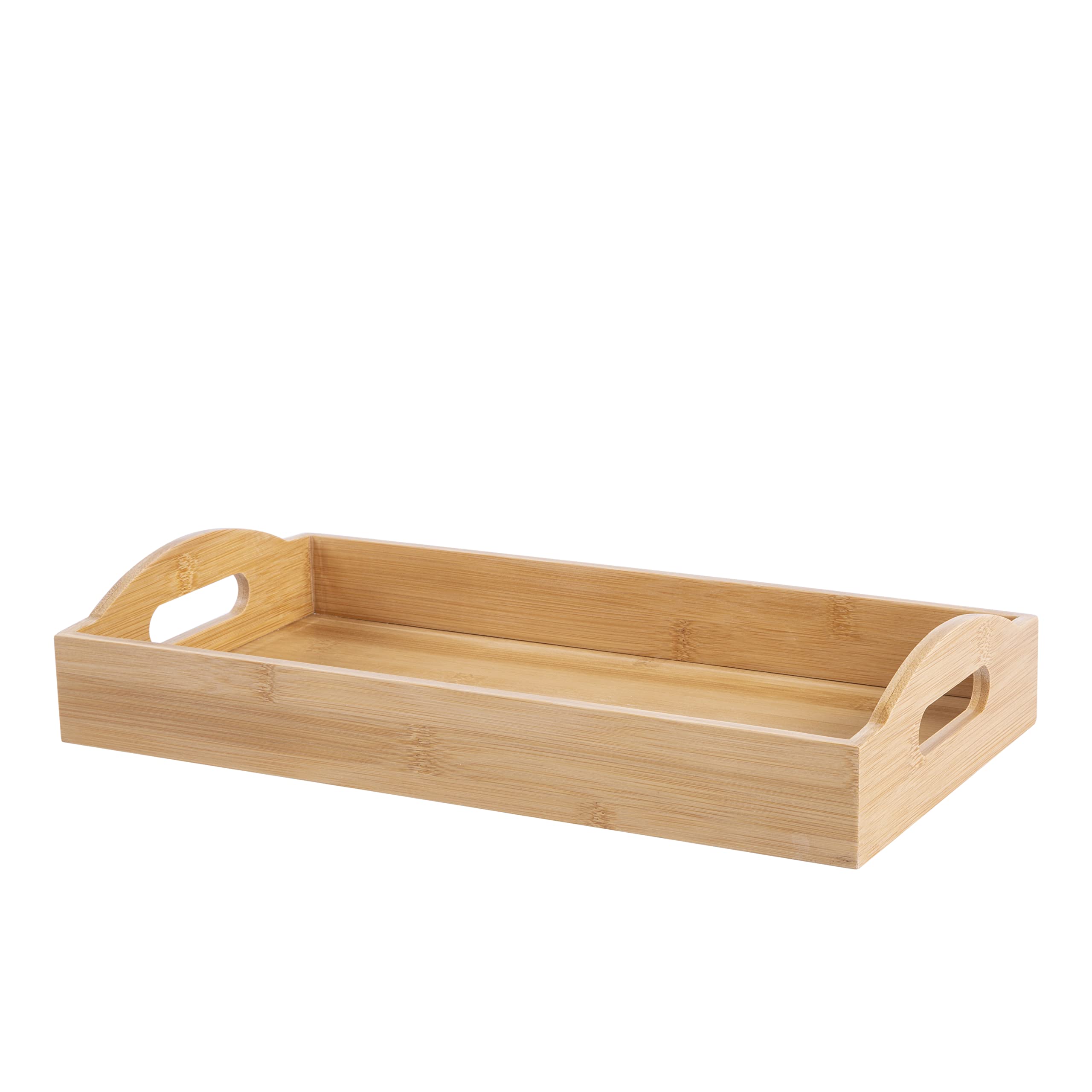 Wickerfield Light Brown Drawer Divider - Kitchen Cabinet & Office Desktop Organizer - Cutlery Tray & Dressing Table Organizer (Serving Tray)