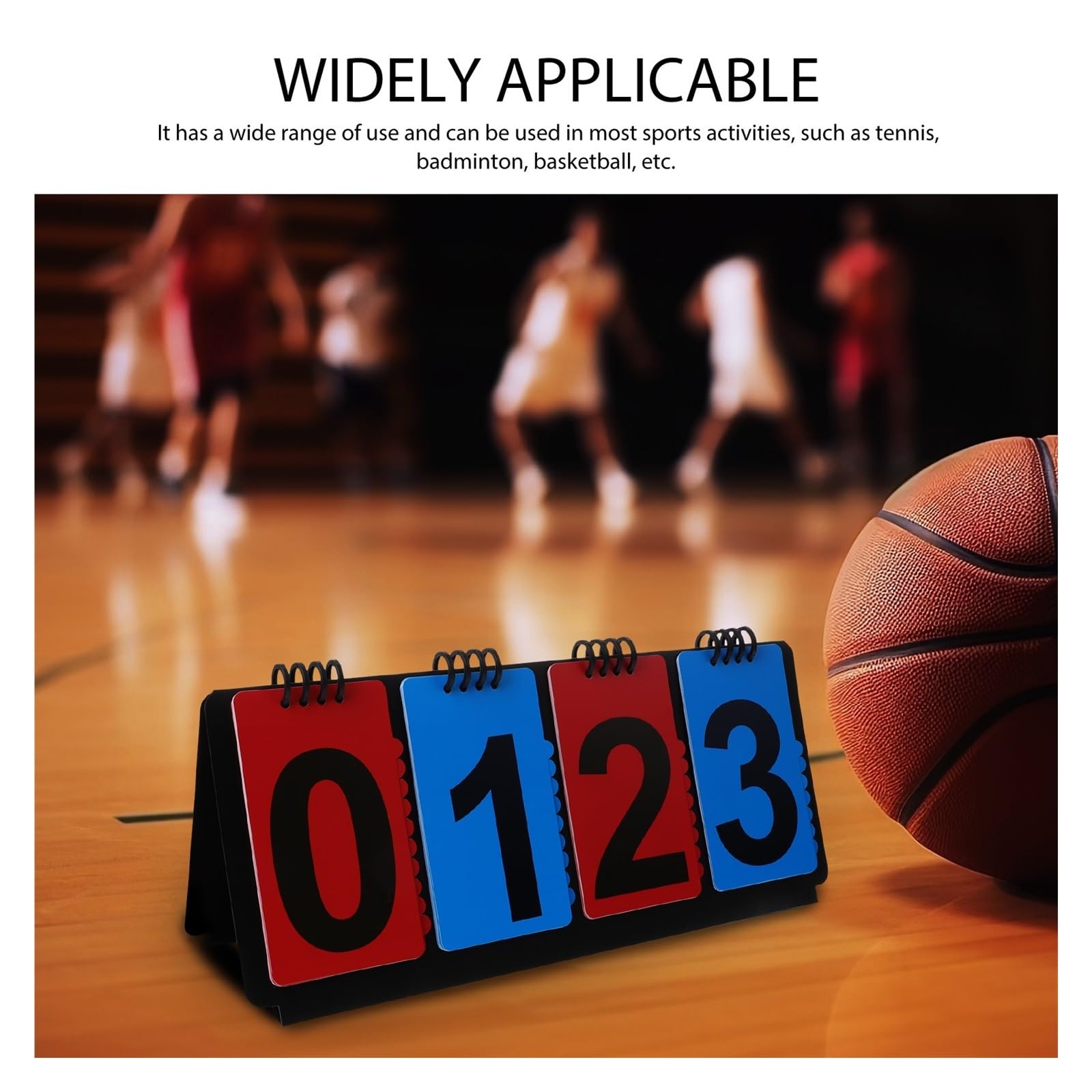 Flip Sportanzeigetafel Flipping Scoreboard Sport PVC Edelstahl Tragbar Wiederverwendbar Einfach zu verwenden Klares Design Multifunktionaler Wettbewerb