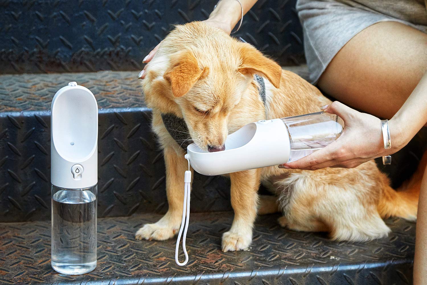 Amazon | PETKITウォーターボトル 犬 水飲み 携帯用 散歩用 ココナッツ