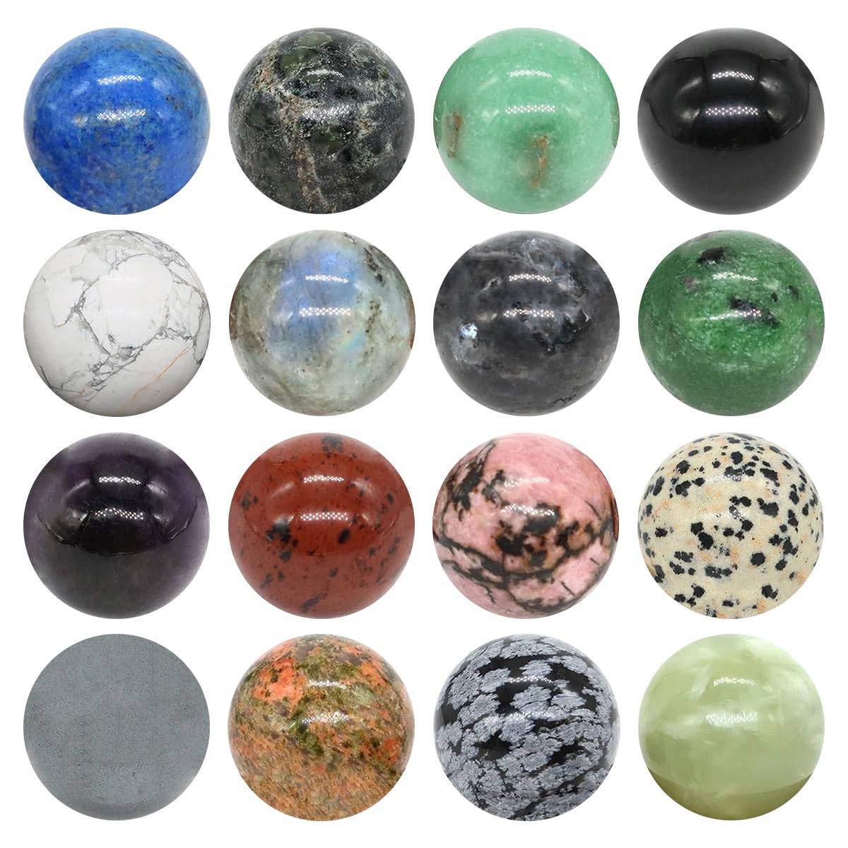 Bola de Cristal curativo, Esfera Pulida de energía Mineral, Ideal para decoración del hogar y masajes.