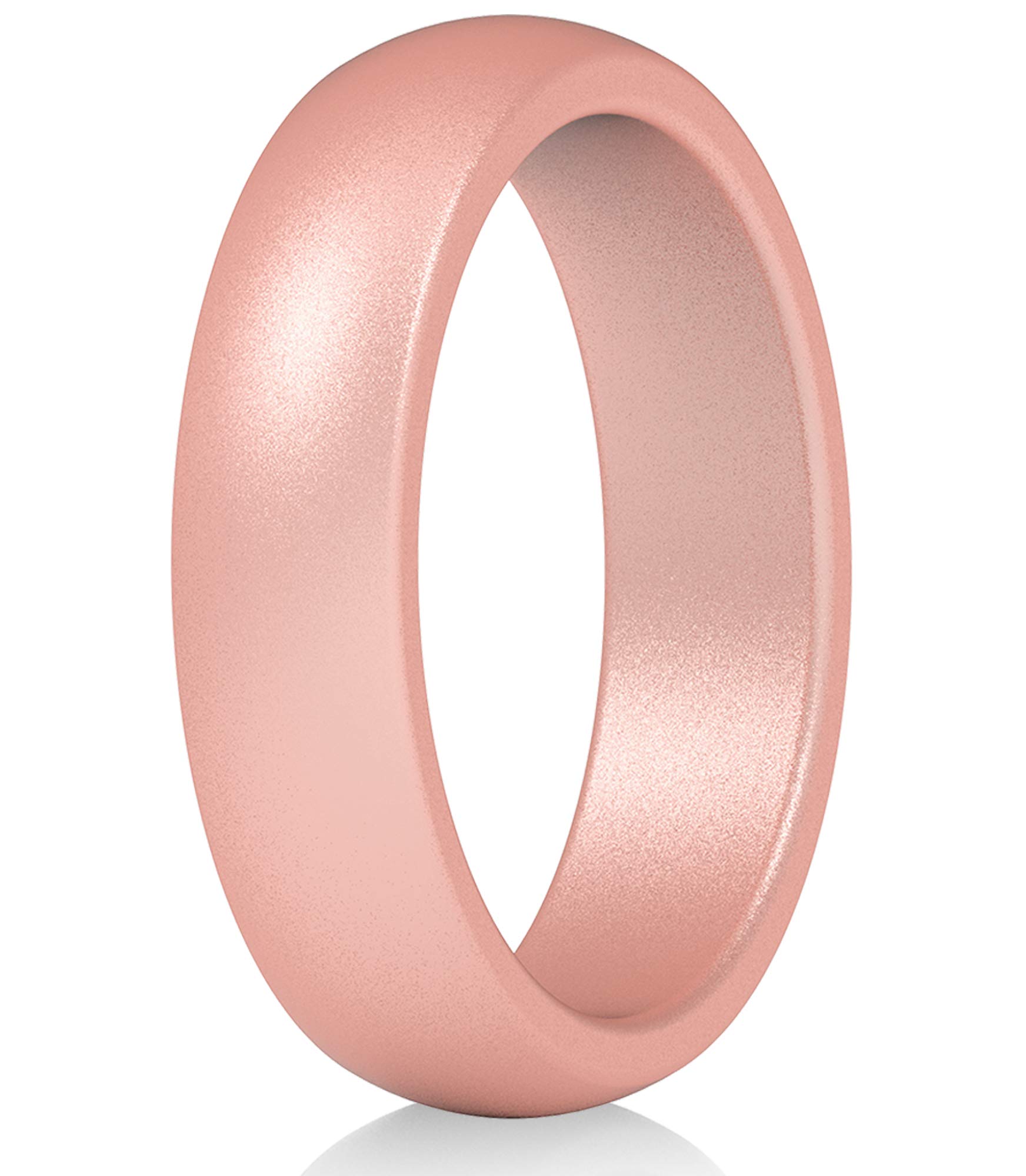 Women’s Silicone Wedding Ring - Rubber Wedding Band - 5.5mm Wide, 2mm Thick
