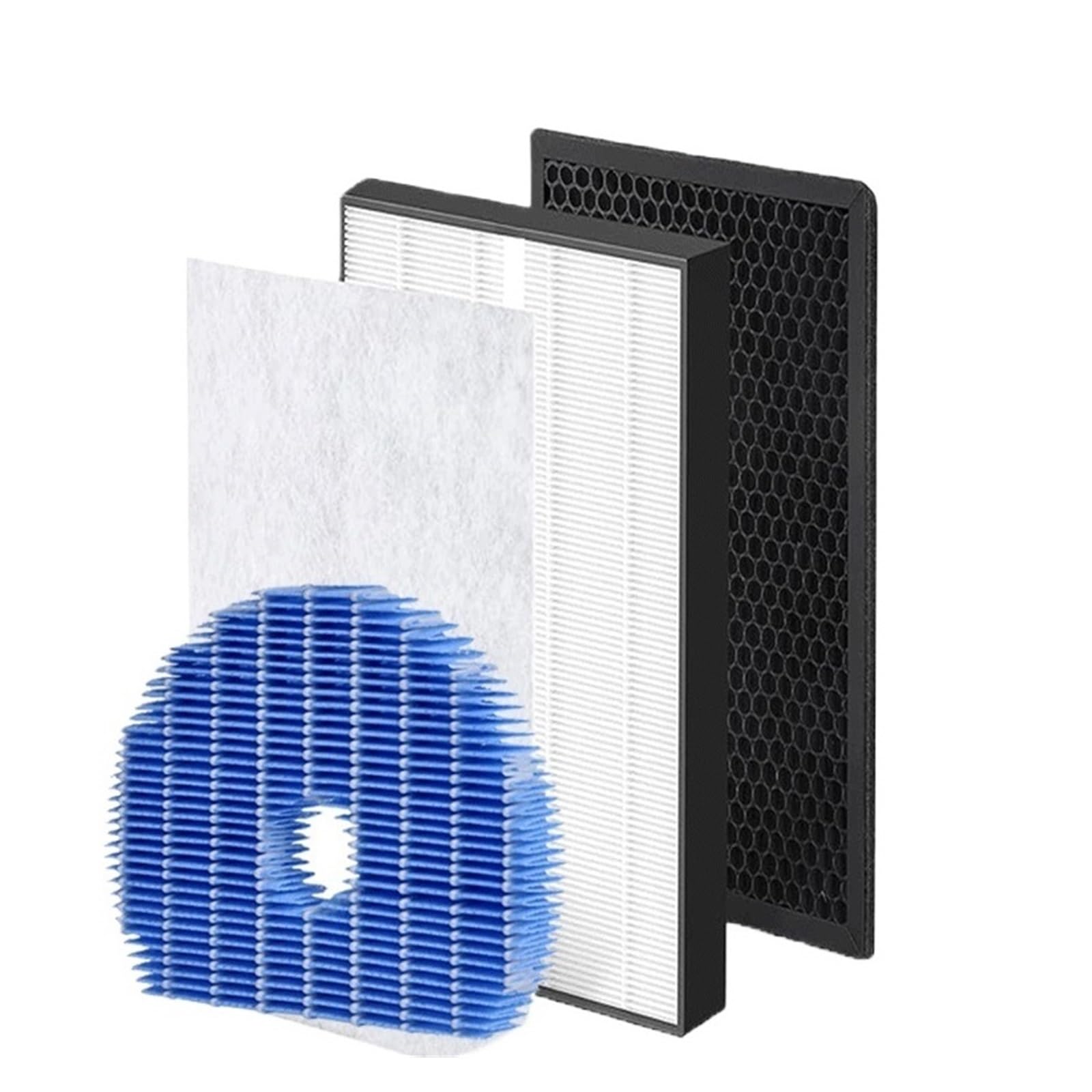 Reemplazo Del Cartucho De Filtro Purificador De Aire, Compatible Con Sharp | For FZ-D60HFE FZ-D60DFE KC-D60EUW KC-G60EUW, Filtración Multicapa(Set3)