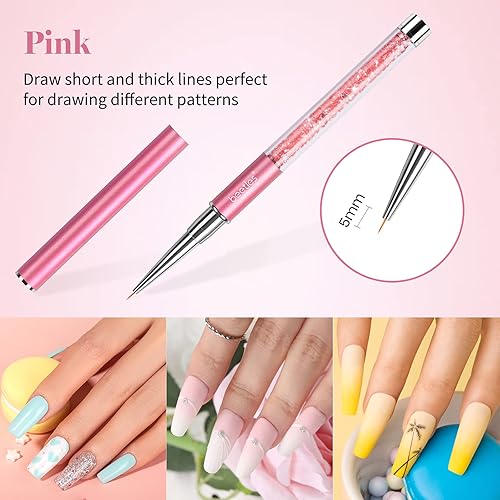 Miniatura 7 de beetles Gel Polish Beetles - Esmalte de uñas en gel, 1 unidad de 0.5 onzas líquidas, esmalte de gel de remojo para arte de uñas, 5 piezas, pintura