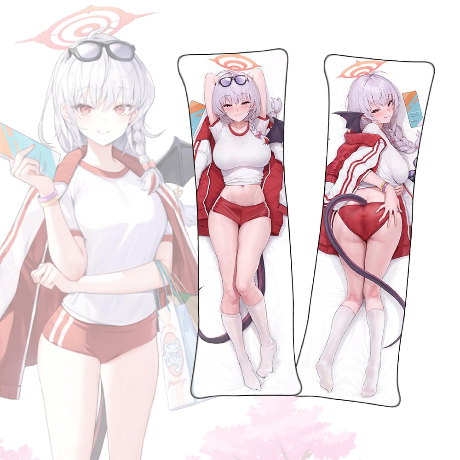 Amazon.co.jp: SOBOUR 抱き枕カバー ブルーアーカイブ 黒舘ハルナ 