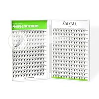 Vista 14 de Extensiones de pestañas postizas en abanico 600 unidades 6D, pestañas postizas sueltas hechas a mano 0.07 mm, 8-15 mm, rizado C/D, extensión