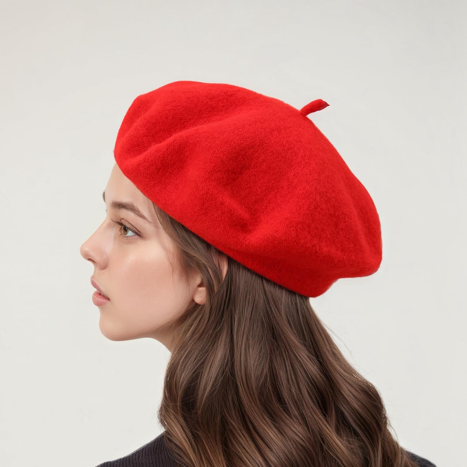 Women's Wool Beret: 70% Wool French Hat for Daily, Lightweight & Chic Berets for Women - Image 5