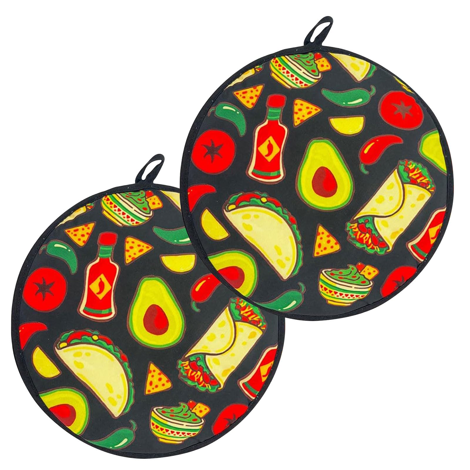 Msioytog Black Avocado Of 2 Thin Transportable 12Inch Wrap Keeper Sacks Direct Current Computational Intelligence Store Excellent For Home Otherwise Travel Use Wrap Heating Sacks That Keep Tortillas