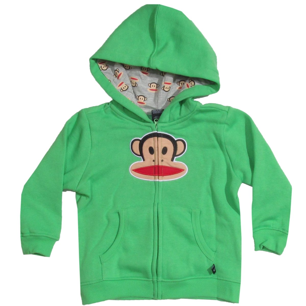 Paul Frank Kids Hoodie Classic (2T-7) Grass Green, 5