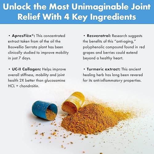 Miniatura 9 de Instaflex Soporte avanzado para las articulaciones suplemento formulado por médico con colágeno UC-II y 5 otros ingredientes para combatir las