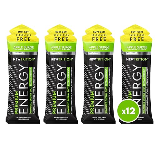 Vista 7 de Extra Strength Energy Shots, 1.7 fl oz – 250 mg de cafeína con vitamina B y aminoácidos, sin azúcar, sin calorías, bebida energética con vitaminas