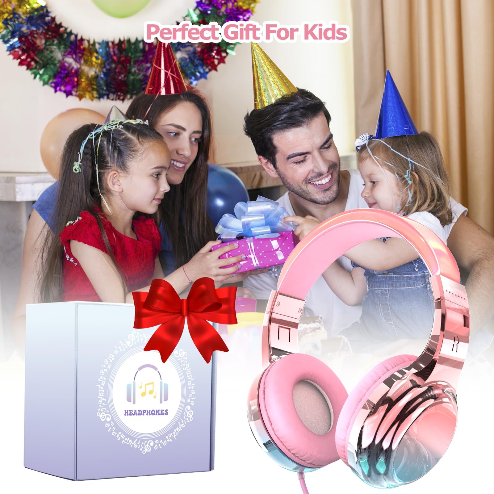 Schlüsselanhänger Kopfhörer Design – Pink & Chrom, Stylisch Für Musikfans
