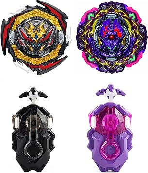 Gyros Turbo Set, 4D Metal Fusion Combat Gyros, With Battling Top Launcher, Gift Sets,B-180+B-206