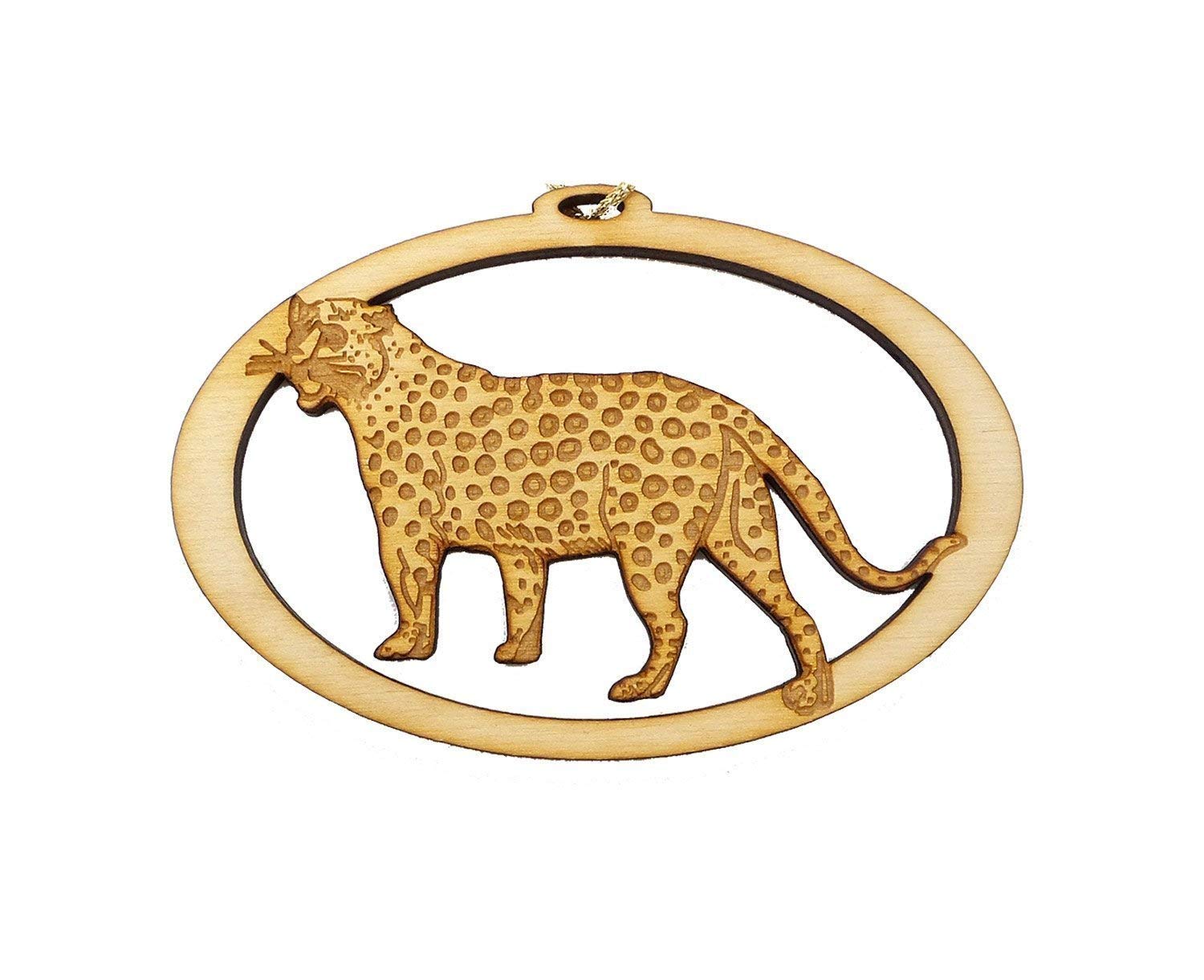 Cheetah Ornament - Personalized Cheetah Christmas Ornament