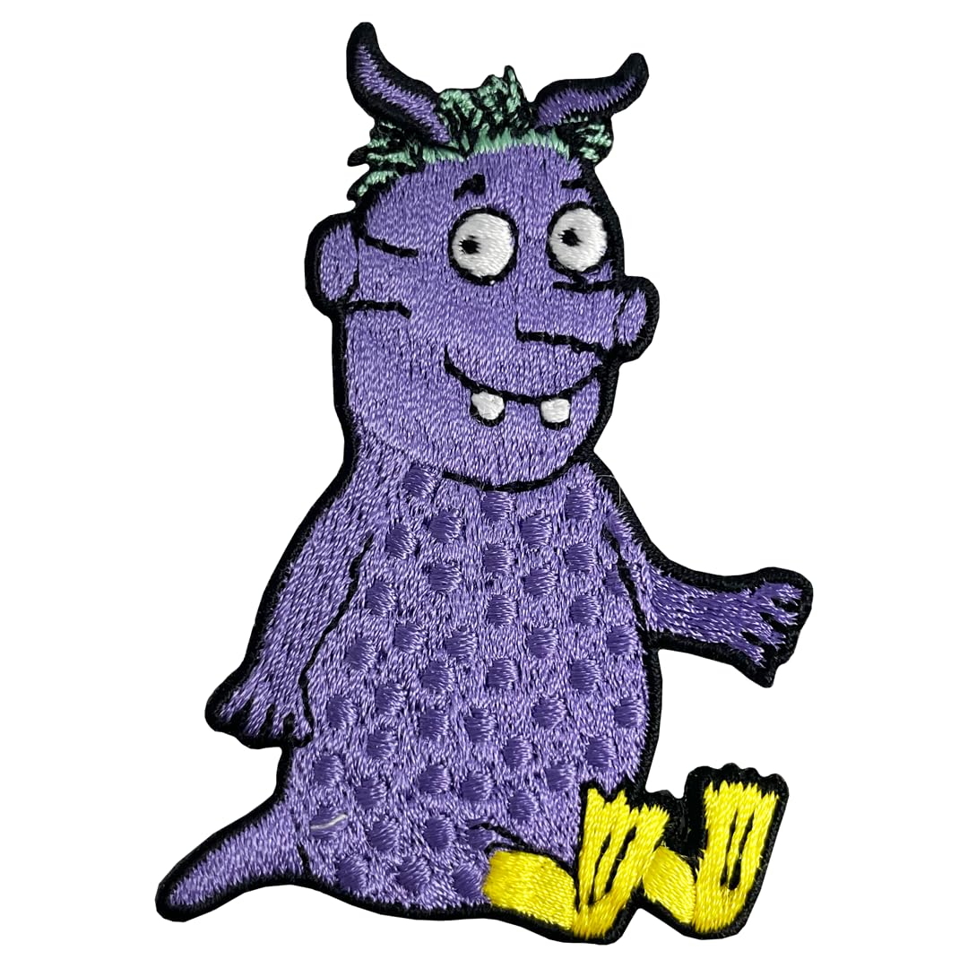 Pawprint Family | Baby Smoo-Smed Sew on Patch | Julia Donaldson and Axel Scheffler's The Smeds and The Smoos Official Merchandise