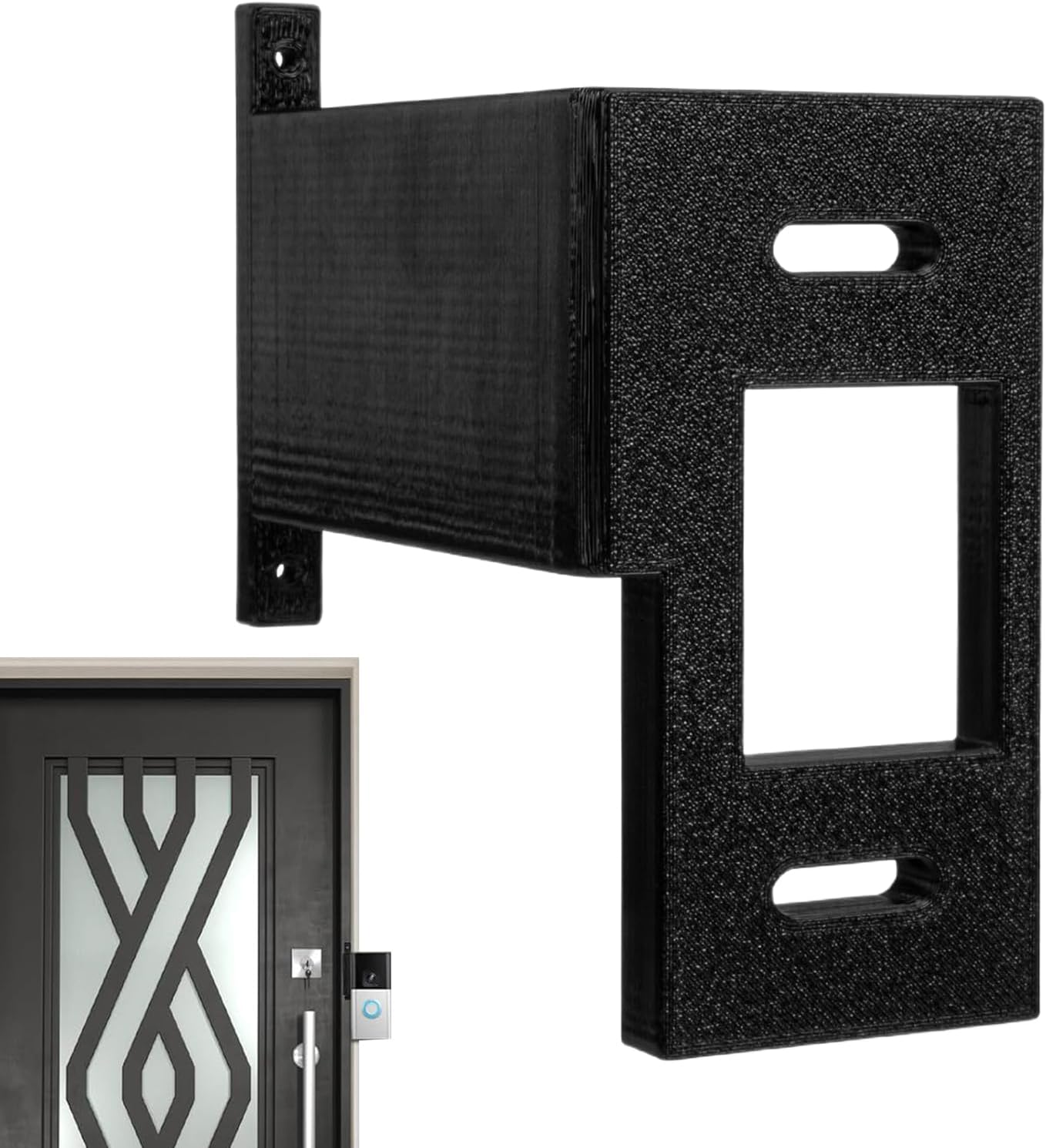 Ring Doorbell Extender | Bell Chime Extender,Ring Doorbell Bracket,for Garage, Indoor, Outside, House Door, Garden Gate, Brick Wall, Patio, Workplace, Store