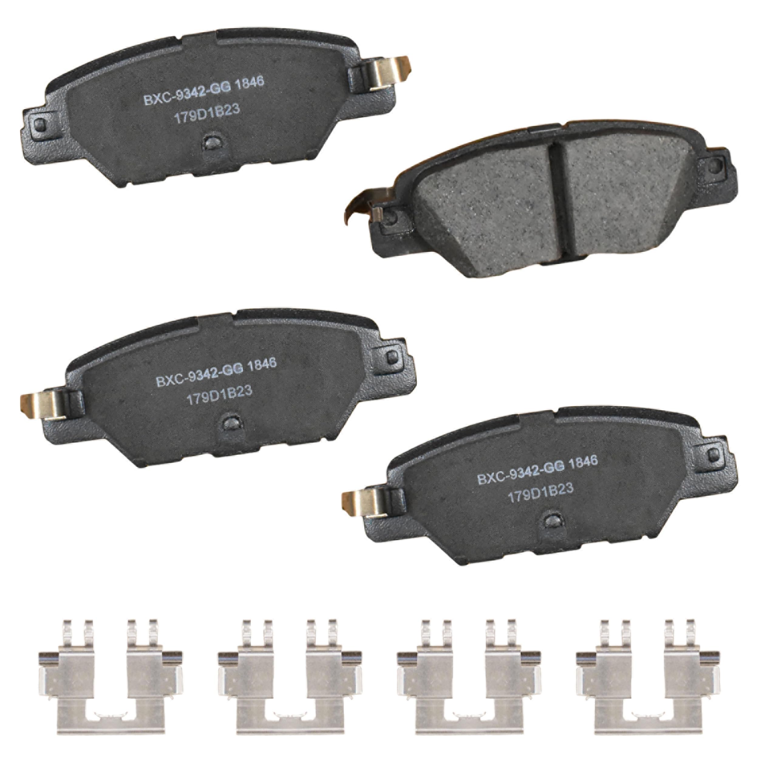 Bendix Premium SBC1846 Ceramic Rear Brake Pads for Mazda CX-5 2024-2016