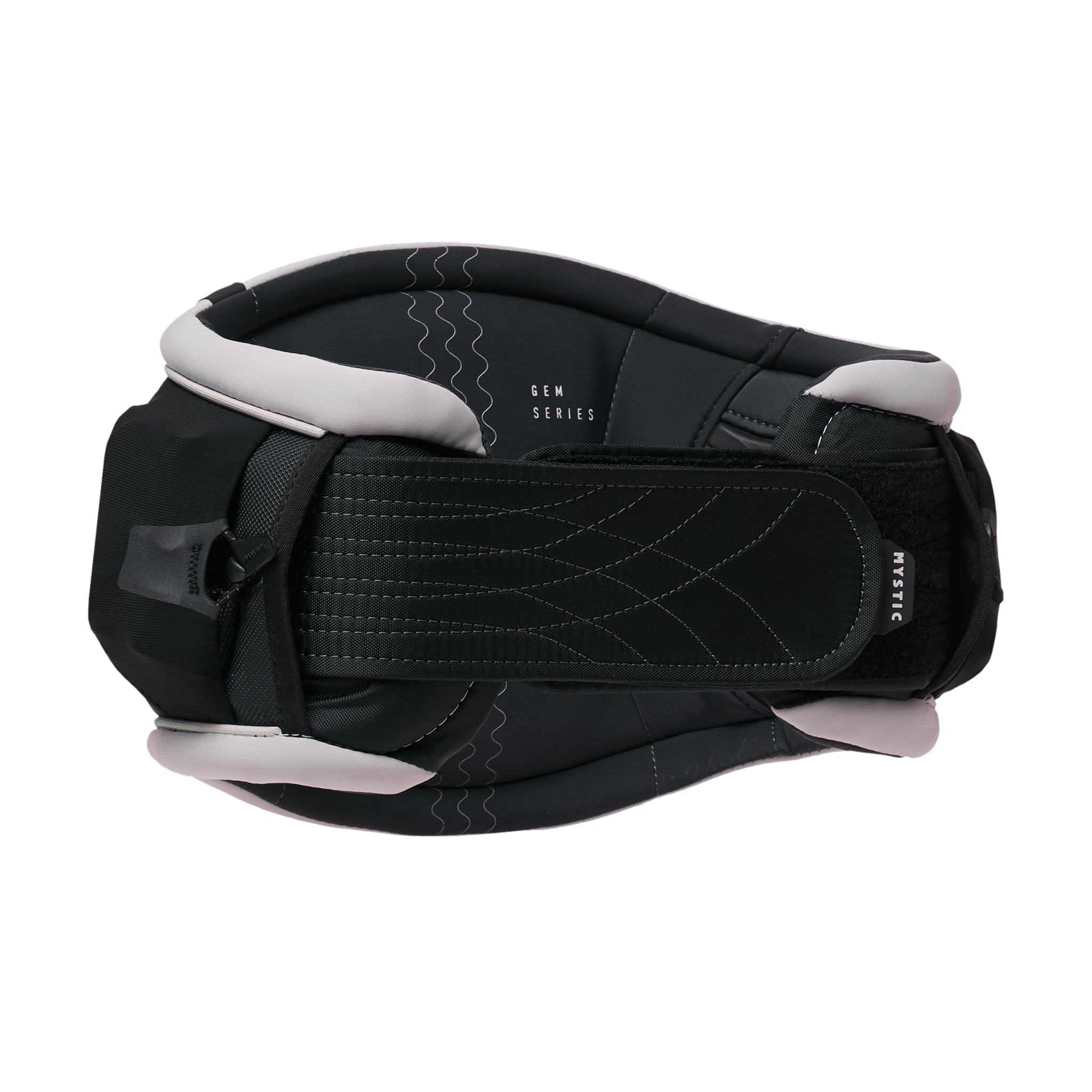 Mystic 2023 Womens Gem Waist Harness - No Spreader Bar - Off White 230191 M