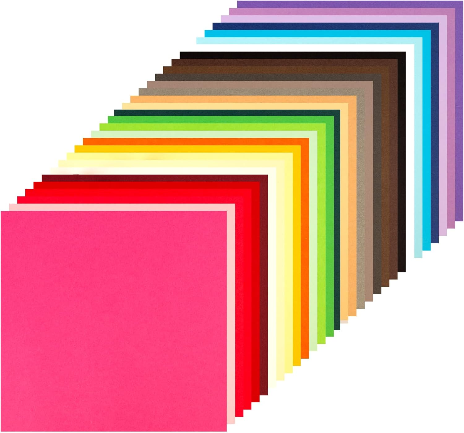 SallyFashion 60 Sheets Colored Cardstock, Multicolor Craft