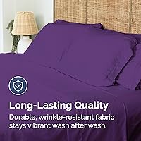 Vista 66 de Sábana encimera de bolsillo profundo, más suave que el algodón egipcio, 1 sábana encimera para colchón tamaño Queen