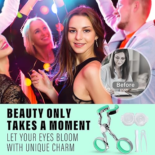 Miniatura 2 de Hemir Herramienta aplicadora de lentes de contacto, lentes de contacto de color para facilitar la aplicaciónextracción de lentes de contacto, ayuda