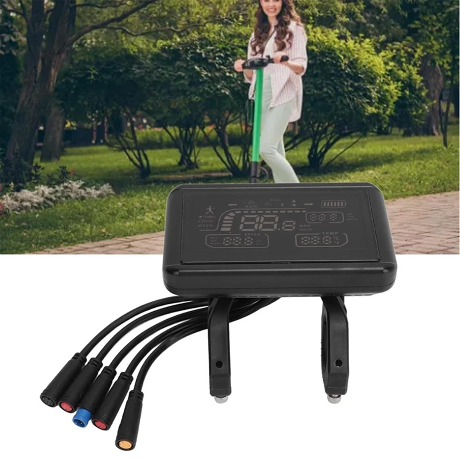 Panneau d'affichage électrique Vitesse Vitesse Modes de puissance Indicateurs Compteur Scooter électrique Panneau de commande Modifié Accessoire Mode d'engrenage