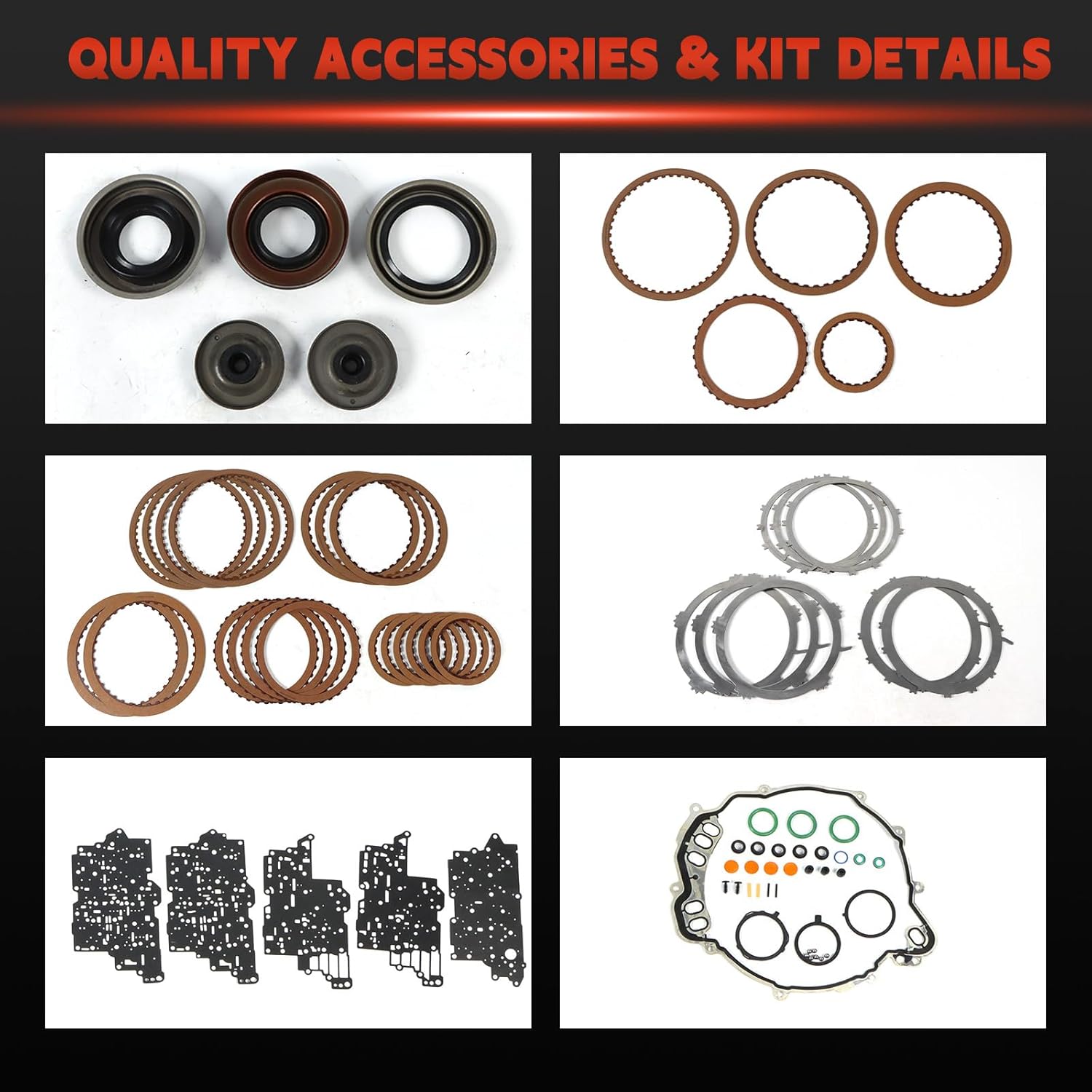 6F50 6F55 Auto Transmission Master Rebuild Kit Fit for Explorer Flex Edge Taurus X Fit for Continental MKZ MKS MKT MKX 2 2007-2020