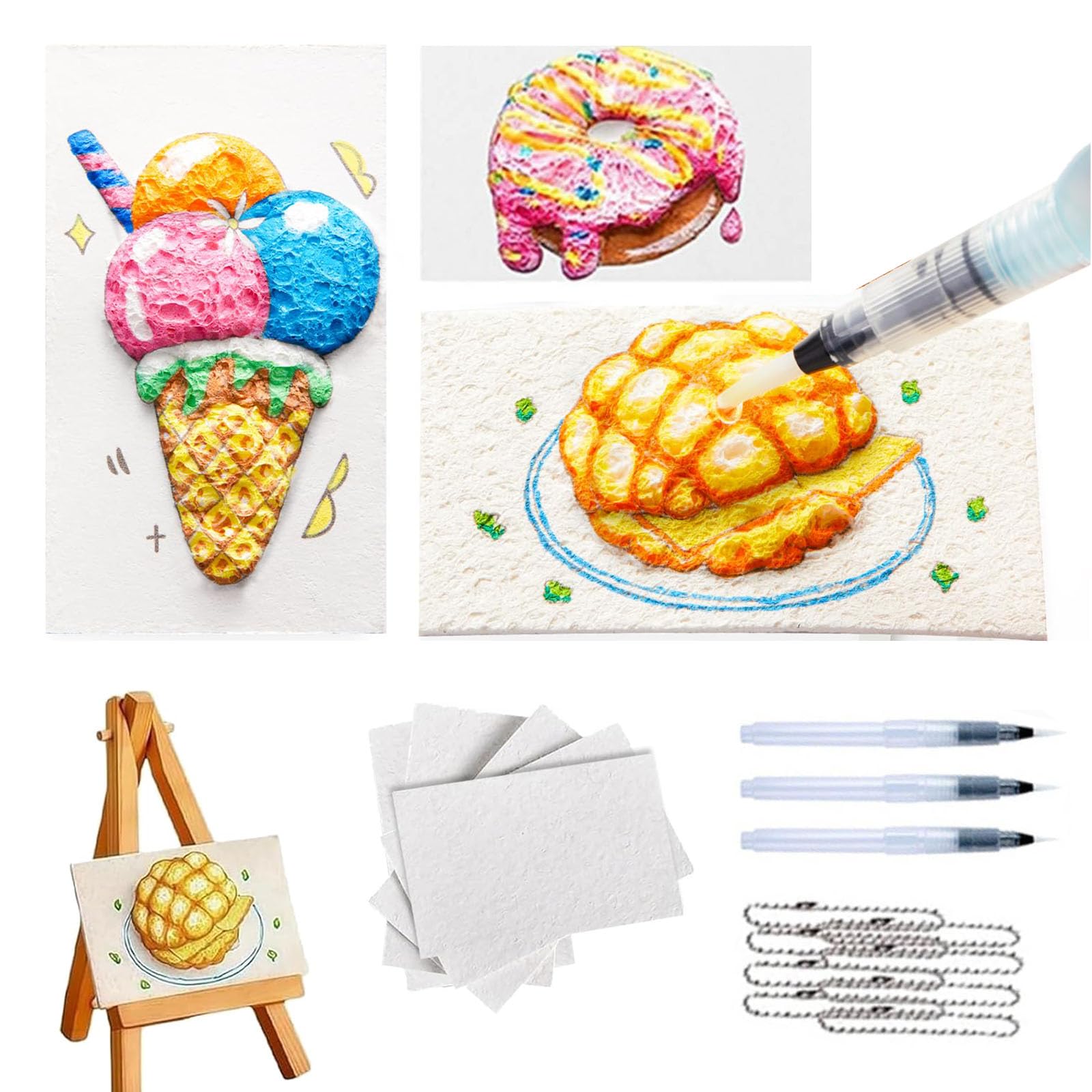 PuffyPens™ | Magische Puffy Popcorn Stifte - Kreativer 3D-Malspaß für