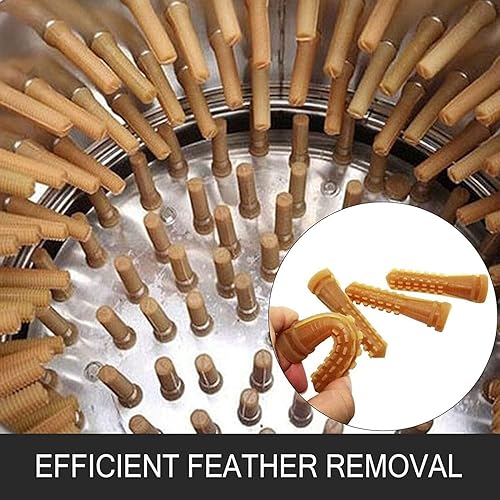 Miniatura 6 de HM&amp;DX Máquina desplumadora de aves de corral de acero inoxidable 2HP 110V 1500w 275rmin Turquía máquina desplumadora automática de plumas