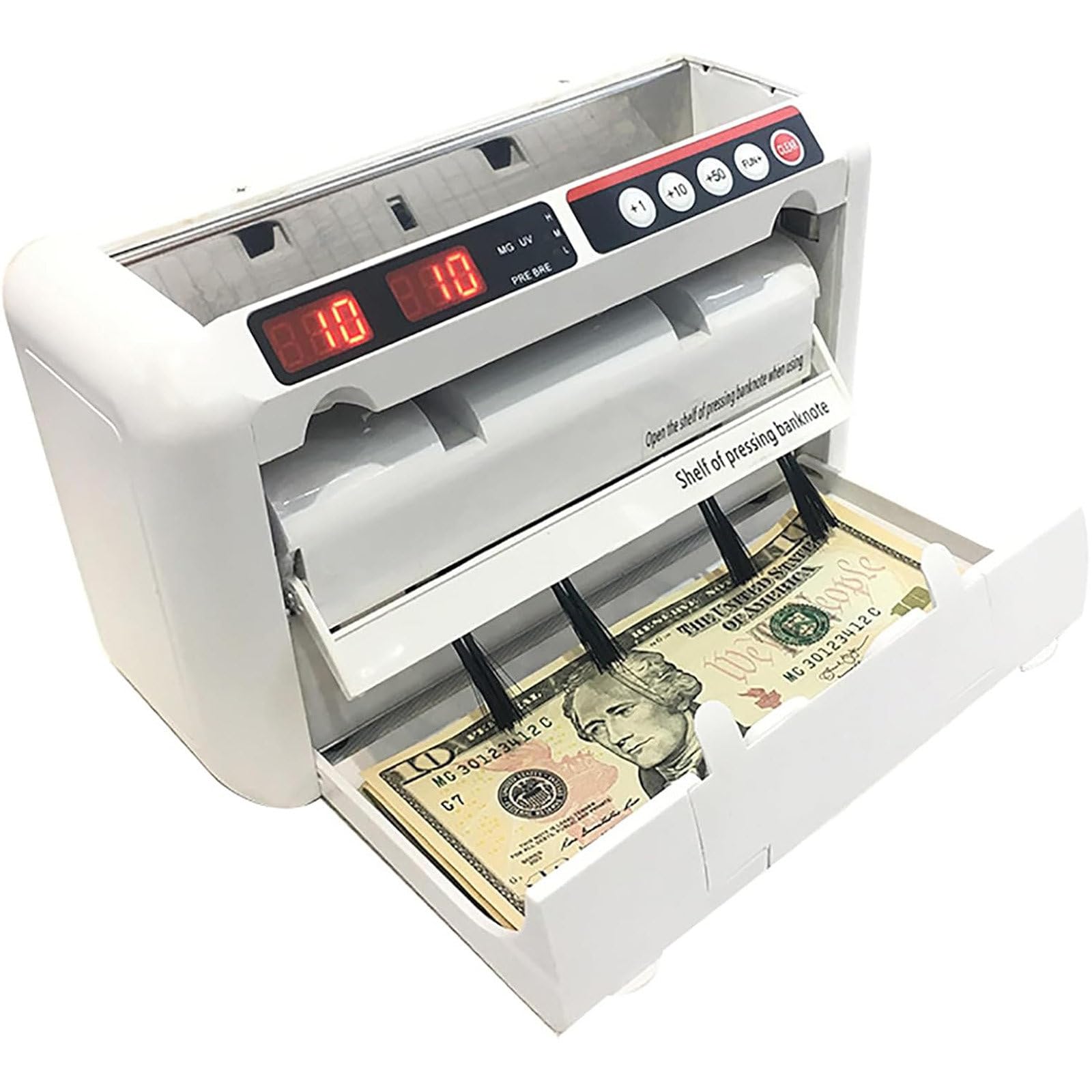 Przenośna liczarka do banknotów z automatyczną autodiagnostyką, przenośna liczarka do banku, kasy, kantoru, obsługuje USD, EUR i wiele walut