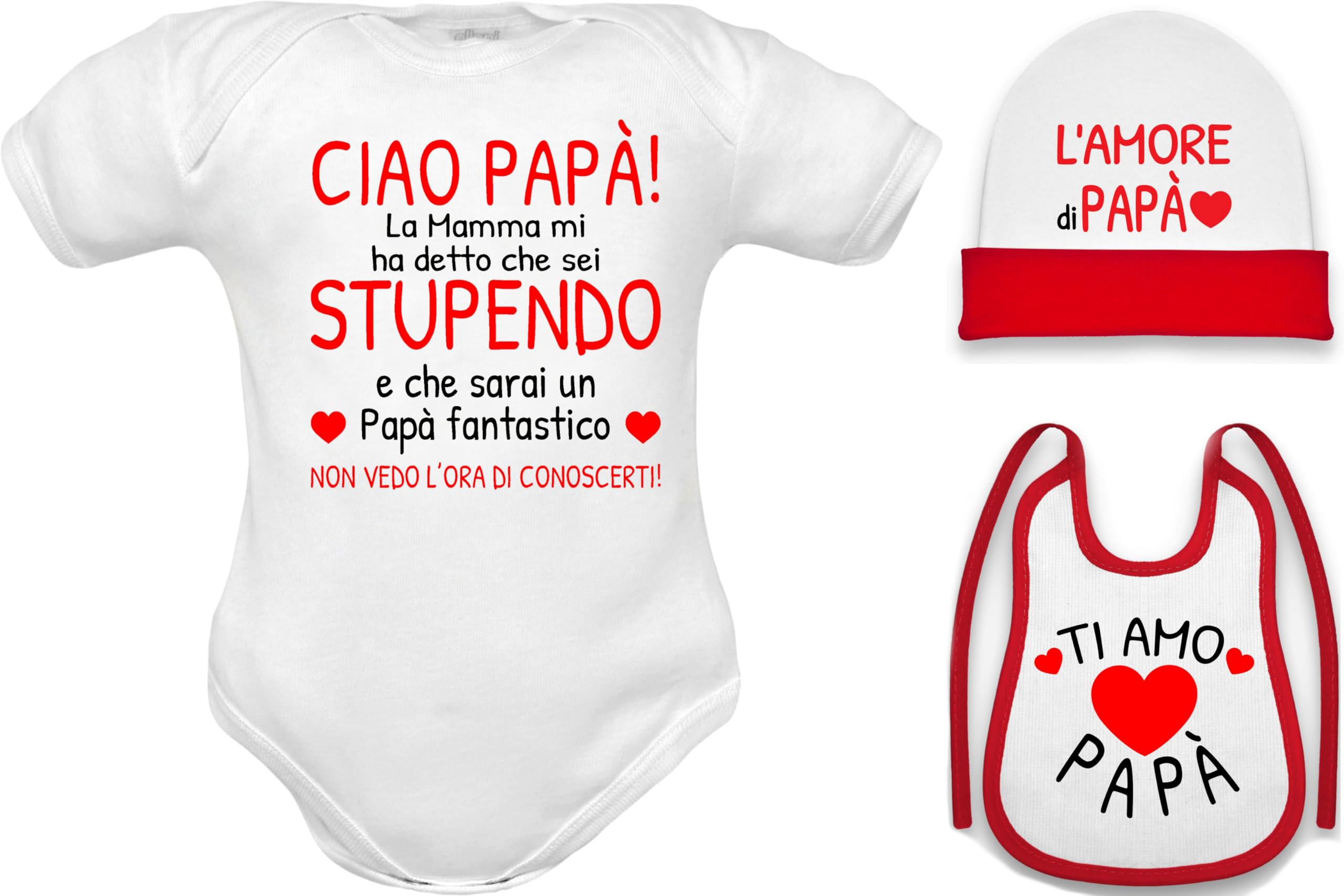 body neonato Papà Stupendo e fantastico Mamma stupenda e meravigliosa regalo nascita