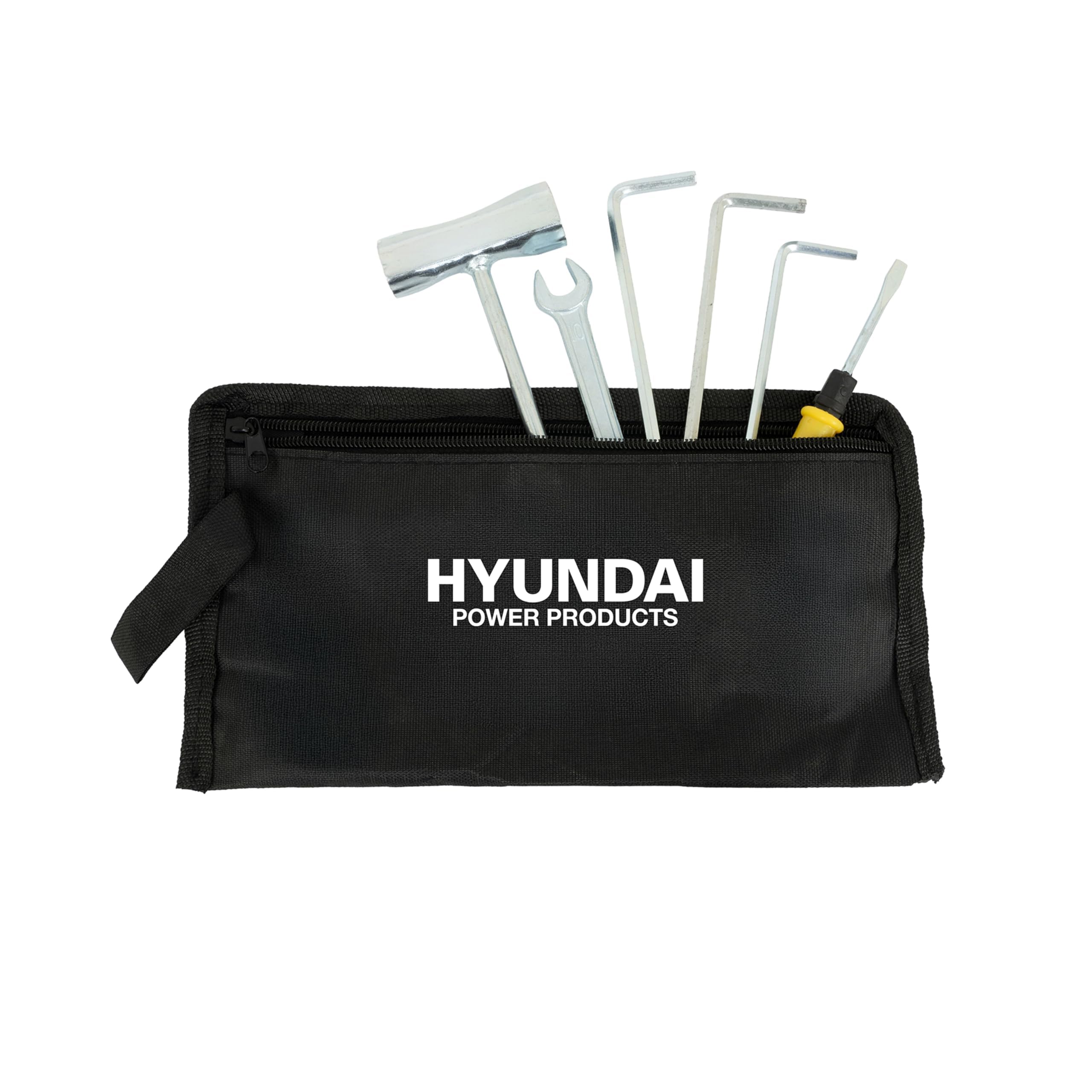 Hyundai Tarière Thermique à Essence 56 cm3 avec Frein de Sécurité, 3 Forets 100 mm, 150 mm et 200 mm Inclus, Poignées Anti-Vibrations, Garantie 3 Ans - HYEAB5600X