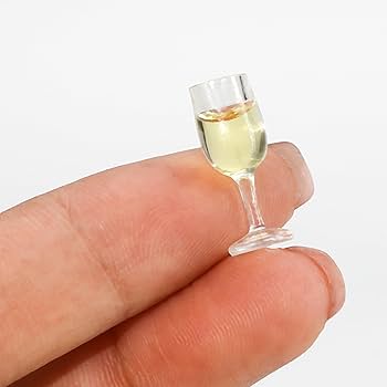 銀製ミニチュア　シャンパンとグラス 7点セット）ミニチュア シャンパングラスミニウォーターカップ