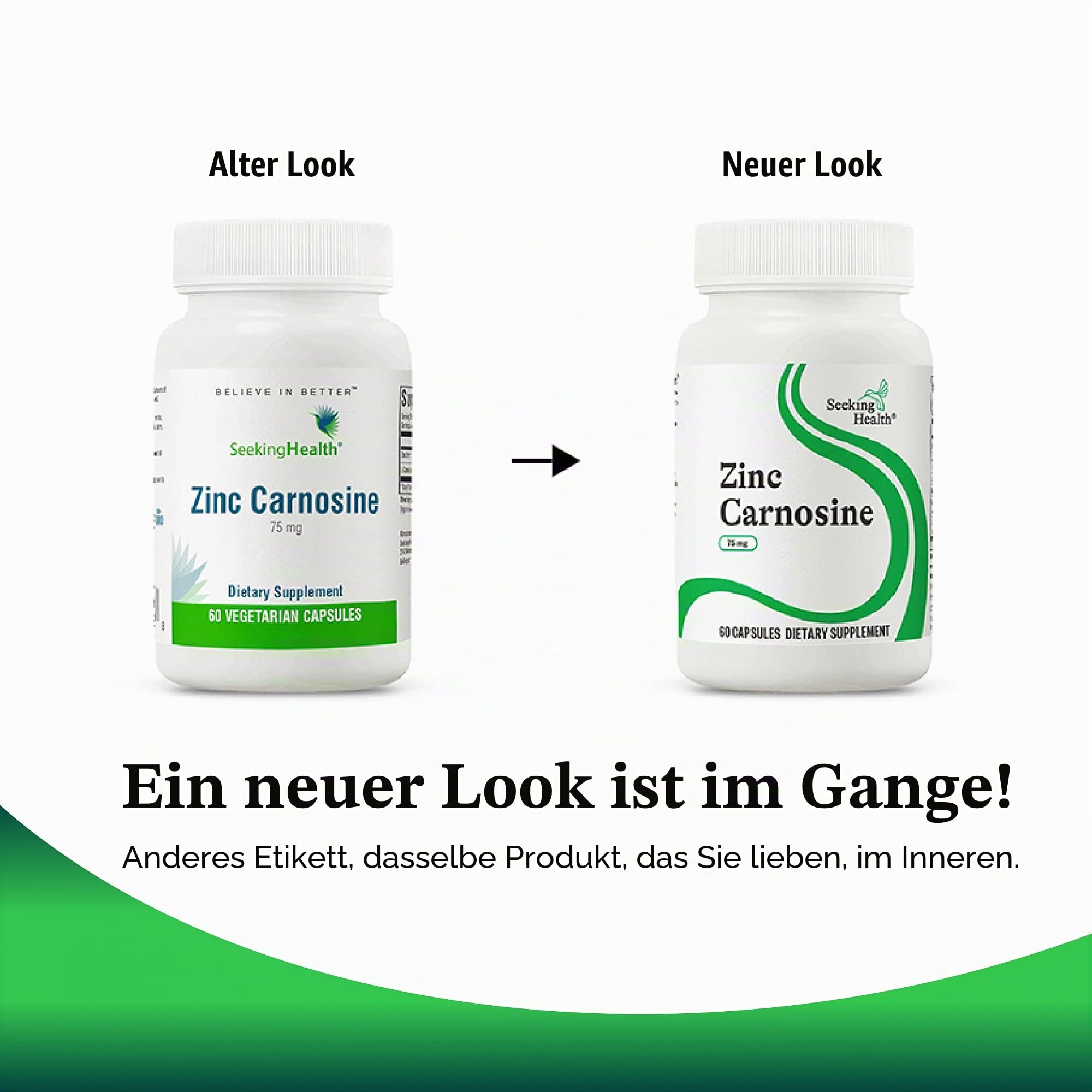 Seeking Health Zinc Carnosine, 75mg - 60 vcaps