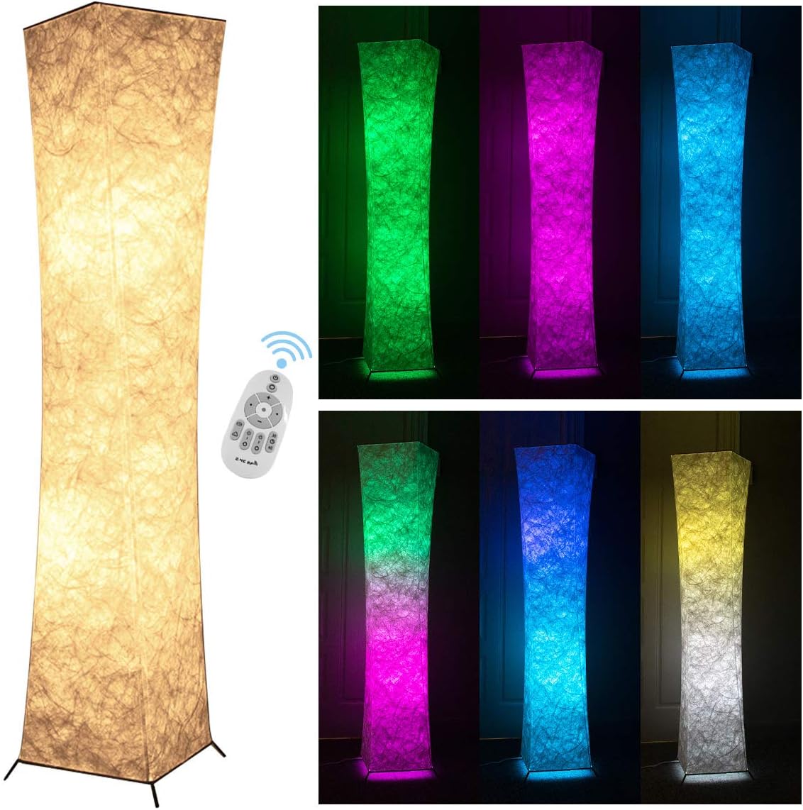 Floor Lamp,Fy-Light Floor Lamps for Living Room Standard LED Free Standing Lamp for Bedroom (26 x 26 x 132)