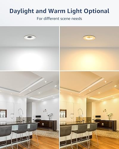 Miniatura 9 de LE - Bombillas LED GU10, equivalentes a halógenas de 50 W, no regulables, repuesto de bombilla LED para iluminación de riel empotrable, 3 W, 350 lm,