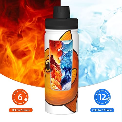 Miniatura 6 de Mola Mola - Hervidor aislado de acero inoxidable  Botella de agua divertida con estampado  Ideal para deportes y viajes