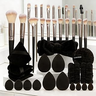 Juego completo de 40 brochas de maquillaje pr...