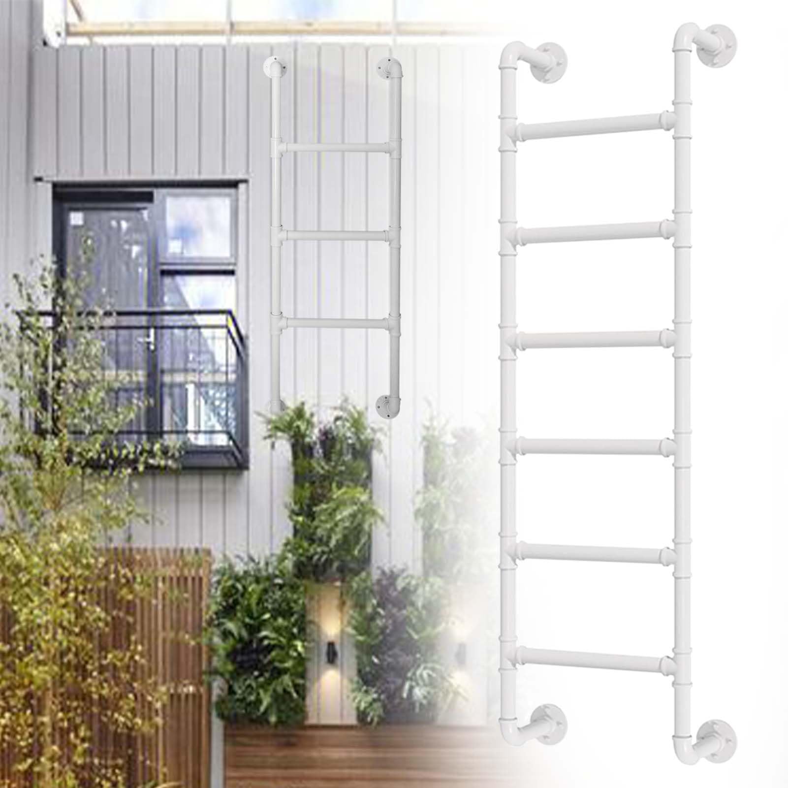 Escalera de Escape de Emergencia para Seguridad contra Incendios, fácil de ensamblar, solución de Escalada montada en la Pared para hogares, lofts y literas, soporta hasta 150 kg (330 Libras