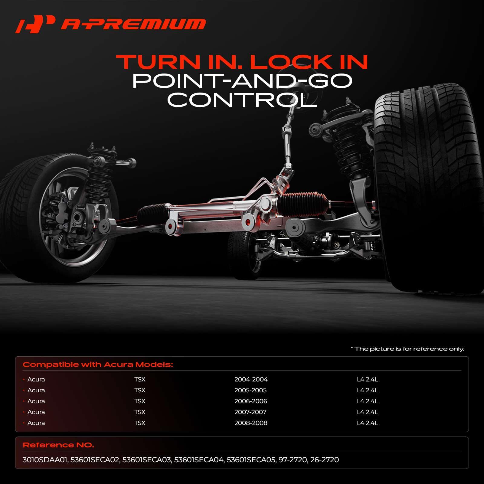 Amazon.com: A-Premium - Hydraulic Power Steering Rack and Pinion