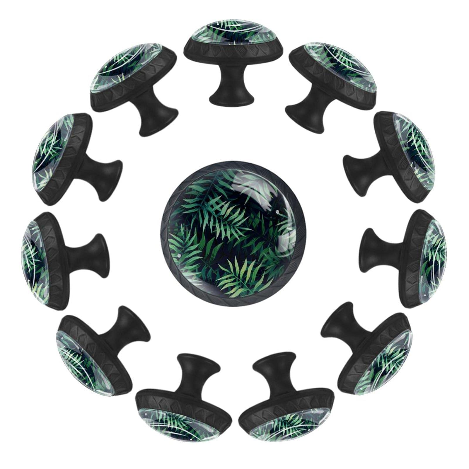 Bouton de tiroir vert tropical de 35mm pour rénover une commode de crèche